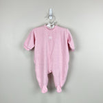 Load image into Gallery viewer, Jacadi Paris Pink Velour Footie 3 Months
