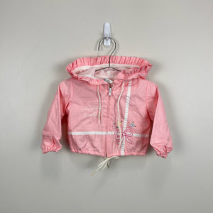 Vintage Pink Hooded Spring Jacket 18 Months