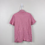 Load image into Gallery viewer, Vineyard Vines Red &amp; White Striped Polo Shirt S 8-10
