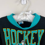 Load image into Gallery viewer, Vintage Spencer's Hockey Sweatshirt Black 2T USA
