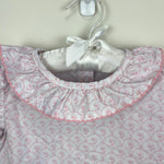 Load image into Gallery viewer, Southern Smocked Co Short Sleeve Pink Floral Ruffle Blouse 24 Months 2T
