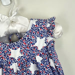 Load image into Gallery viewer, Vineyard Vines Pima Cotton Whale Stars Bubble Romper 6-12 Months
