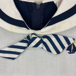 Load image into Gallery viewer, Vintage Good Lad Sailor Suit Romper 24 Months USA NWOT
