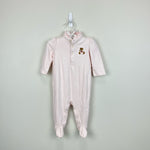 Load image into Gallery viewer, Ralph Lauren Baby Long-Sleeve Polo Bear Footie Coverall 6 Months NWOT
