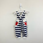 Load image into Gallery viewer, Vintage Pattycakes Striped Whale Romper 6 Months USA
