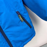 Load image into Gallery viewer, Mini Boden Cosy Sherpa-lined Anorak Jacket Moroccan Blue Dinosaur 6-7
