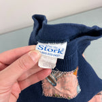 Load image into Gallery viewer, Vintage After the Stork Pink Navy Garden Dress XXS 2T USA
