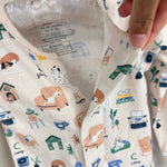 Load image into Gallery viewer, Magnetic Me Cozy Home Alphabet Organic Cotton Footie Sleeper 12-18 Months
