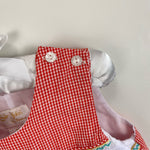 Load image into Gallery viewer, Sir Jon by Rosalina Smocked Alligator Shortall Romper 12 Months
