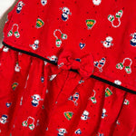 Load image into Gallery viewer, Vintage OshKosh B'gosh Red Snowman Overalls Set 3-6 Months
