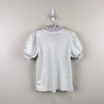 Load image into Gallery viewer, Vintage OshKosh B'gosh Short Sleeve White Flower Top 4T USA
