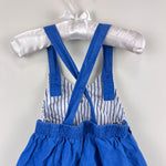 Load image into Gallery viewer, Vintage ABC Nautical Blue Jumper Dress 18-24 Months
