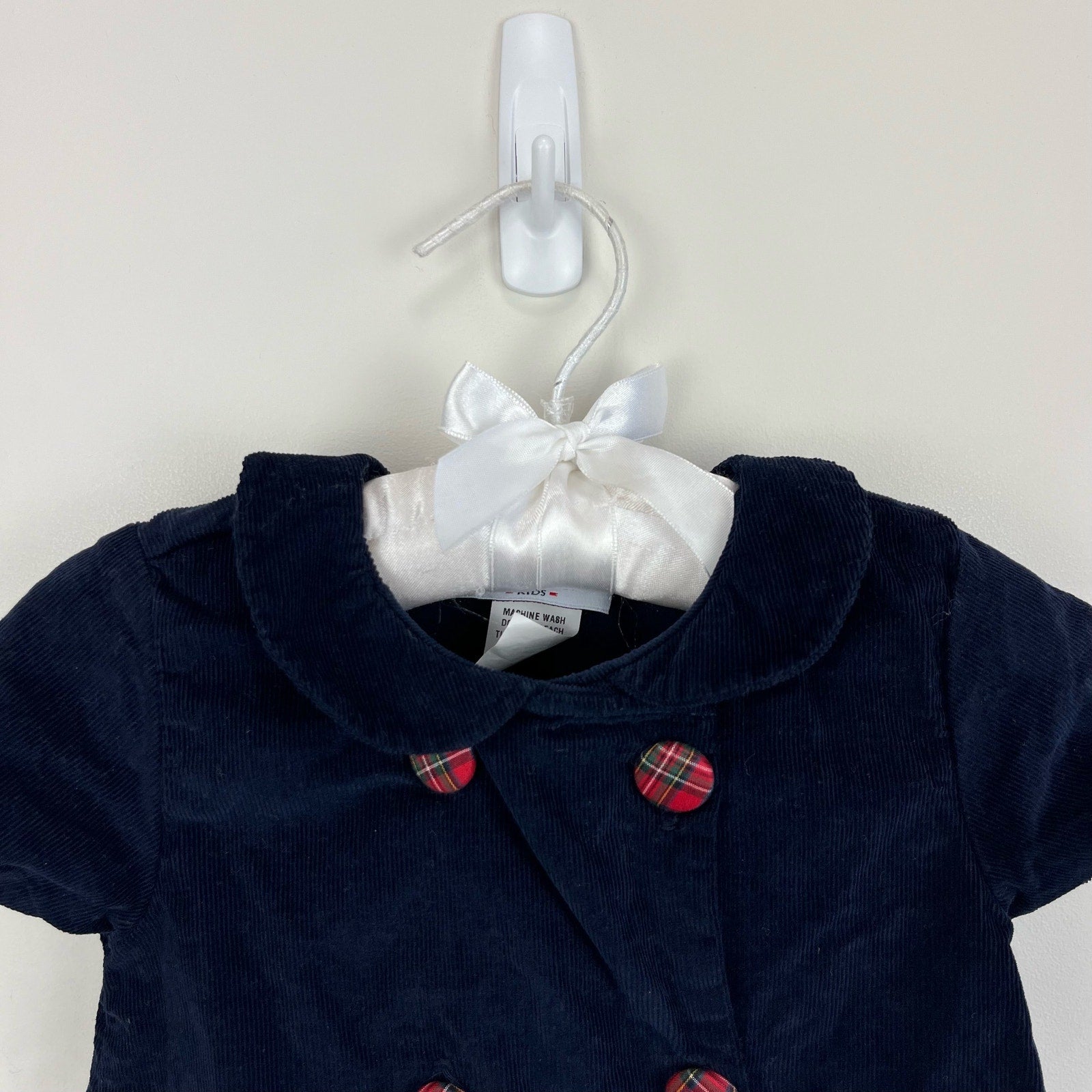 Nantucket Kids Corduroy Bow Holiday Dress 9-12 Months