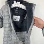 Load image into Gallery viewer, The North Face Infant Thermoball Eco Bunting Snow Suit Meld Gray 3-6 Months
