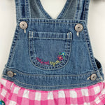 Load image into Gallery viewer, Vintage OshKosh B'gosh Floral Plaid Ruffle Skirtall Jumper 2T
