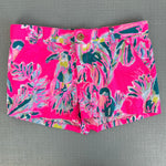 Load image into Gallery viewer, Lilly Pulitzer Mini Callahan Shorts Dragonfruit Toucan Can 10 NWOT
