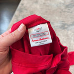 Load image into Gallery viewer, Hanna Andersson Red Gnome Union Suit Pajamas 120 cm 6-7
