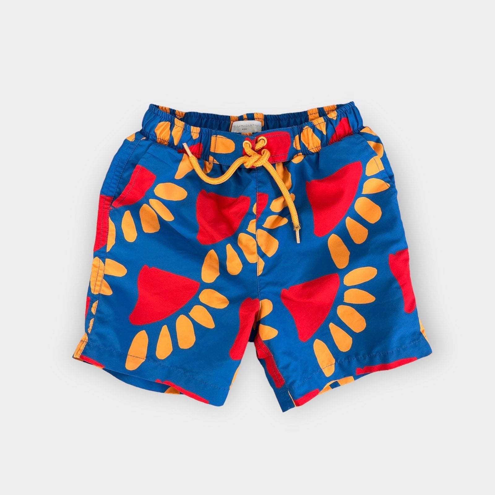 Stella McCartney Kids Bold Blue Swim Trunks 6 Years