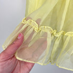 Load image into Gallery viewer, Vintage Yellow Ruffle Lace Daisy Dress 18 Months
