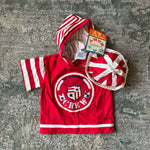 Load image into Gallery viewer, Vintage Day Baby Sportswear Red Striped Outfit 12 Months NWT
