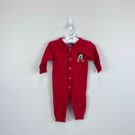 Load image into Gallery viewer, Vintage Baby Mickey &amp; Co Red Coverall 6 Months
