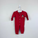 Load image into Gallery viewer, Vintage Baby Mickey &amp; Co Red Coverall 6 Months
