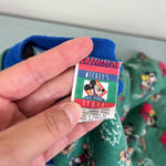Load image into Gallery viewer, Vintage Mickey's Stuff for Kids Green Camping Sweatsuit 3T USA
