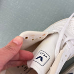 Load image into Gallery viewer, Veja Unisex V-10 Big Kids Lace Up Sneakers White Cobalt 2 NWT
