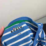 Load image into Gallery viewer, Mini Boden Lift-the-flap Trash Truck T-Shirt Elizabethan Blue/Ivory Stripe 7-8
