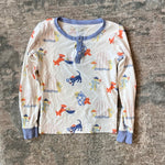 Load image into Gallery viewer, TBBC Sutton's Sweet Dream Pajamas Set Doggy Detectives with Park City Periwinkle 7
