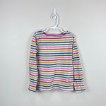 Load image into Gallery viewer, Mini Boden Rainbow Stripe Breton Top 7-8
