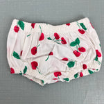 Load image into Gallery viewer, Vintage Y2K Miniwear White Red Cherries Dress Set 0-3 Months
