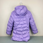 Load image into Gallery viewer, Lands' End Girls Fleece Lined Parka Lilac Breeze M 10-12
