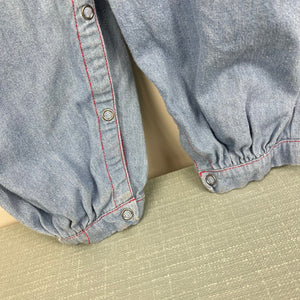 Vintage Kids & More Sears Denim Coverall 24 Months