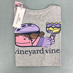 Load image into Gallery viewer, Vineyard Vines Girls&#39; Rollerblading Whale Short-Sleeve T-Shirt Small 8-10 NWT
