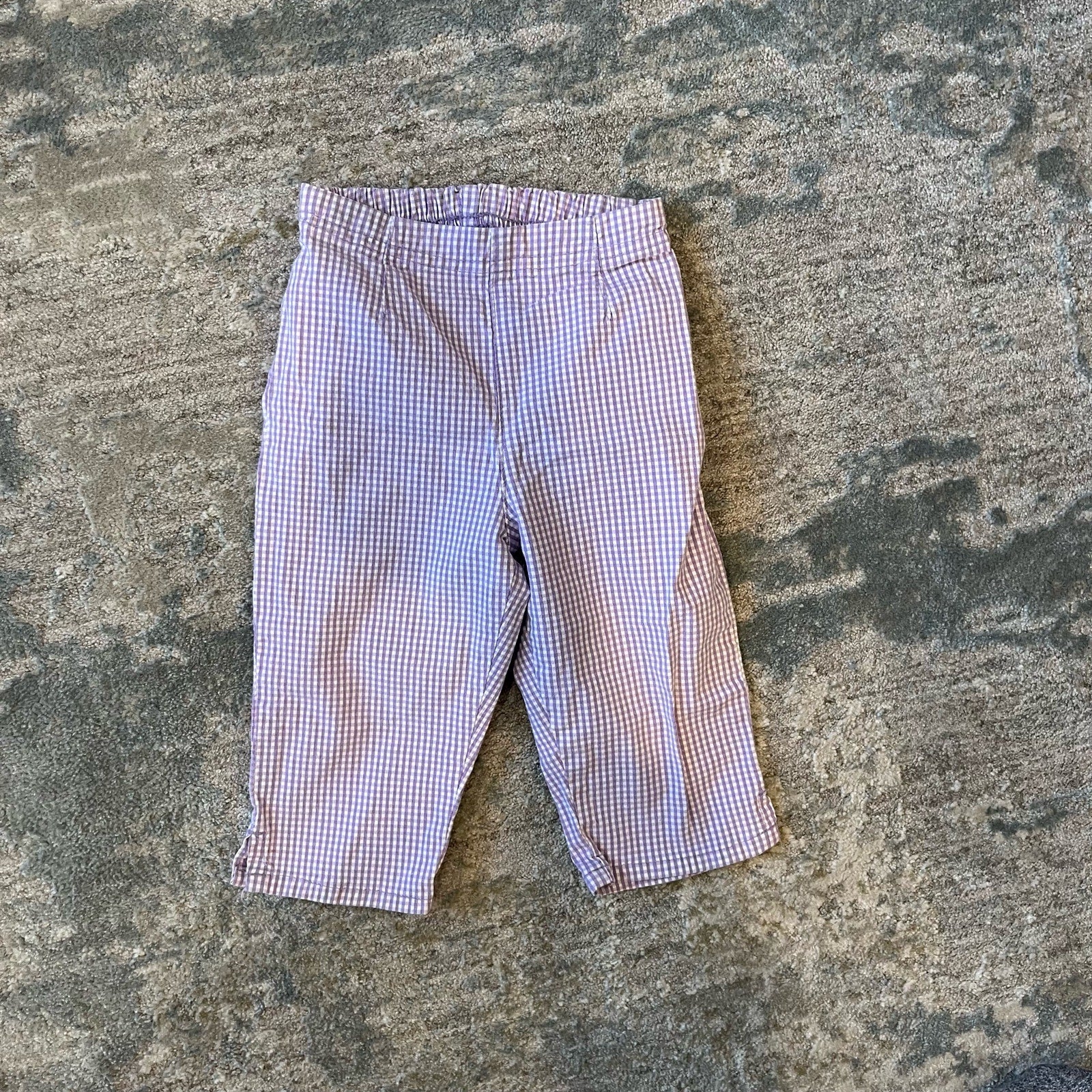 Vintage OshKosh B'gosh Purple Gingham Pants 3T