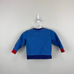 Load image into Gallery viewer, Mini Boden Fairy Tale Applique Three Bears Sweatshirt Blue 0-3 Months
