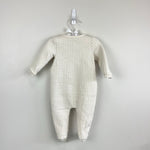 Load image into Gallery viewer, Gap Baby First Favorites Crossover Footie Ivory Frost 3-6 Months
