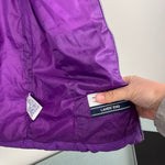 Load image into Gallery viewer, Lands&#39; End ThermoPlume Packable Jacket Purple Large 7
