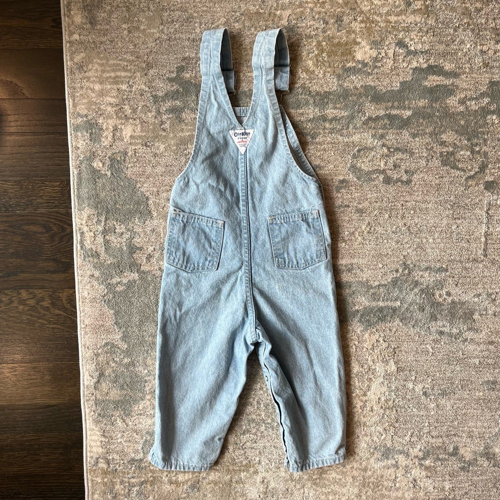 Vintage OshKosh B'gosh Blue Jean Overalls 3T USA