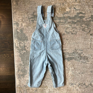 Vintage OshKosh B'gosh Blue Jean Overalls 3T USA