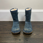 Load image into Gallery viewer, Ugg Australia K Lil Sunshine Side Zip Navy Blue Boots 12
