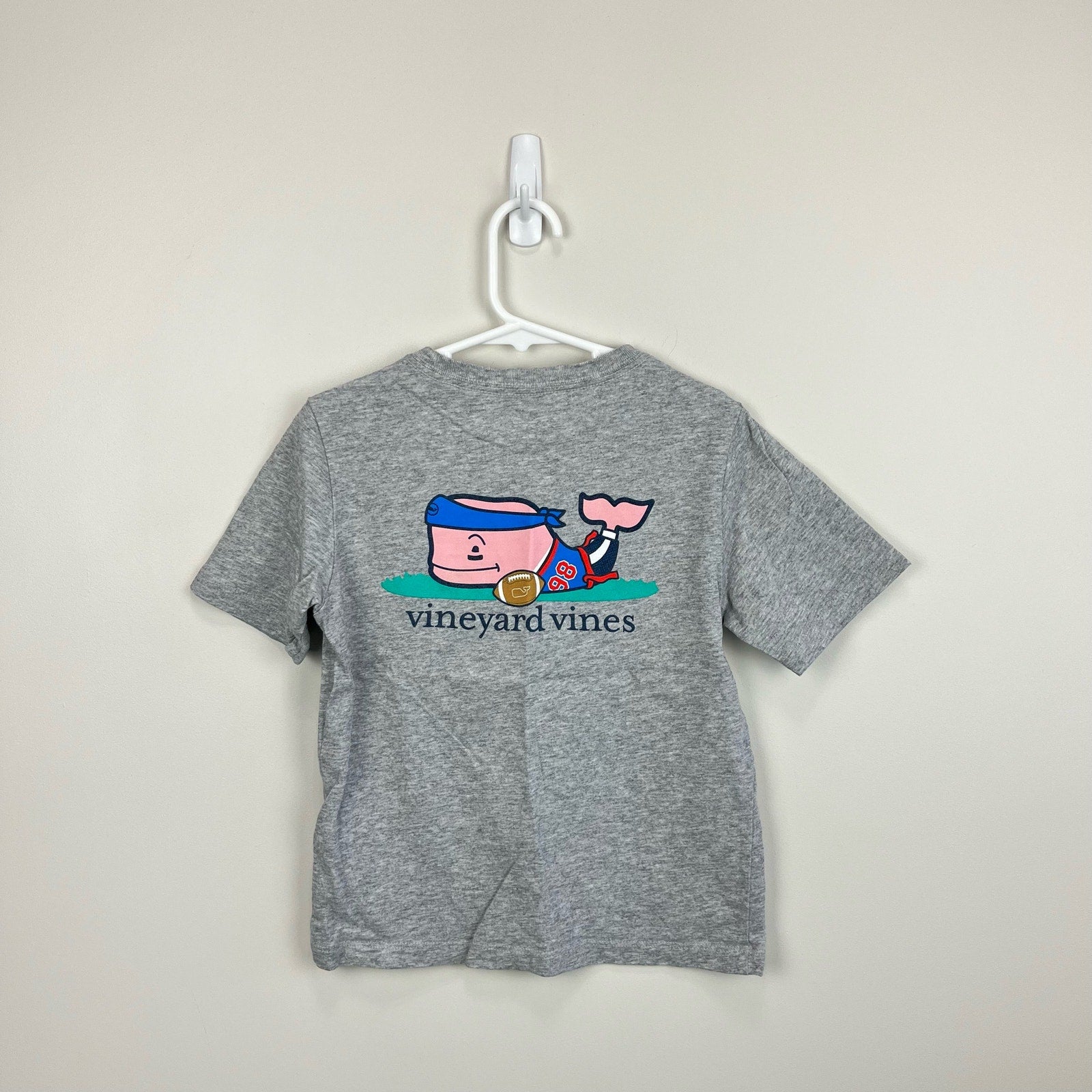 Vineyard Vines Short Sleeve Football Whale Pocket Tee 6