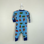 Load image into Gallery viewer, Hanna Andersson Blue Super Hero Bear Pajamas 60 cm 6-9 Months
