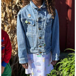 Load image into Gallery viewer, Vintage Wrangler Sport Kids Blue Jean Jacket
