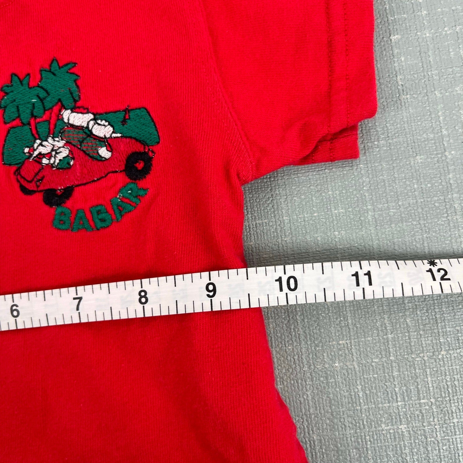 Vintage Laurent Brunhoff Babar Tee Shirt 6 Months France