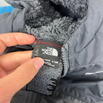 Load image into Gallery viewer, The North Face Baby Reversible Mount Chimbo Hooded Jacket Gray 6-12 Months
