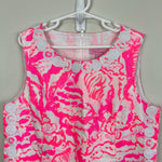 Load image into Gallery viewer, Lilly Pulitzer Girls Mini Mila Shift Dress Coral Reef Beside the Point 14
