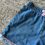 Load image into Gallery viewer, Vintage Blue Jean Ribbon Shorts 6
