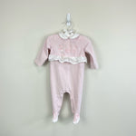 Load image into Gallery viewer, Mayoral Baby Pink Ruffle Cupcake Footie 2-4 Months
